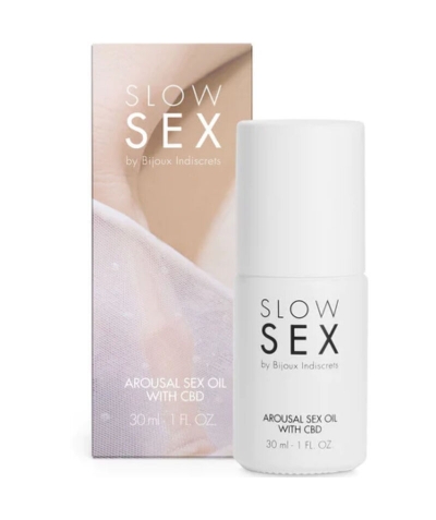 BIJOUX SLOW SEX  Olio per massaggi sessuali con cbd naturale