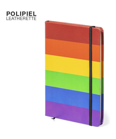 BLOC DE NOTAS Blocco note 15 x 21 bandiera lgbt