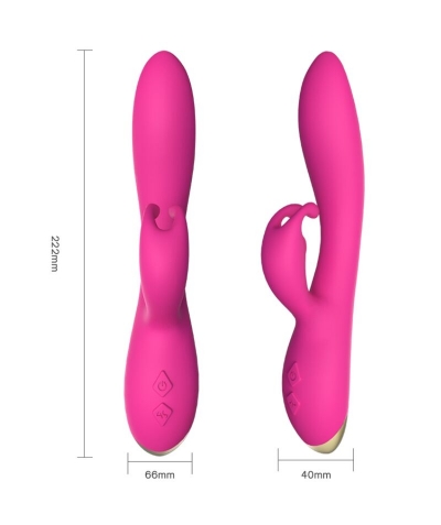 BONNIE VIBRADOR RABBIT FUCSIA Vibratore di alta qualità con 9 modalità