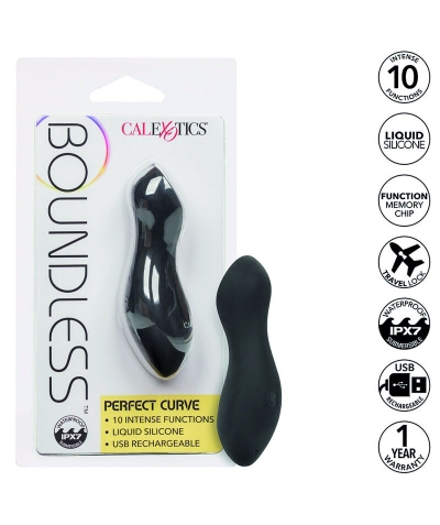 BOUNDLESS MASAJEADOR CURVA PER Massaggiatore intimo con molteplici funzioni vibranti