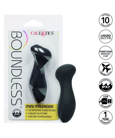 BOUNDLESS MASAJEADOR MINI Massaggiatore compatto potente ricaricabile con funzioni multiple.