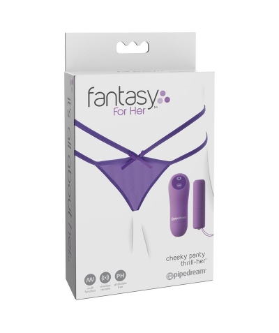 PETITE PANTY THRILL-HER Tanga vibrante con control remoto, producto innovador.