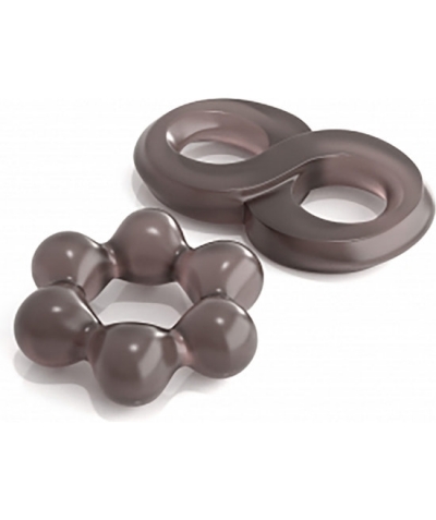 COCK RING SET Classix - set di anelli performance, marrone