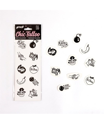 SPICY COLLECTION CHIC TATTOO S Tatuaggi temporanei, facili e versatili per eventi.