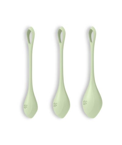 KEGEL YONI POWER 2 SATISFYER Set di palline per l'allenamento del pavimento pelvico