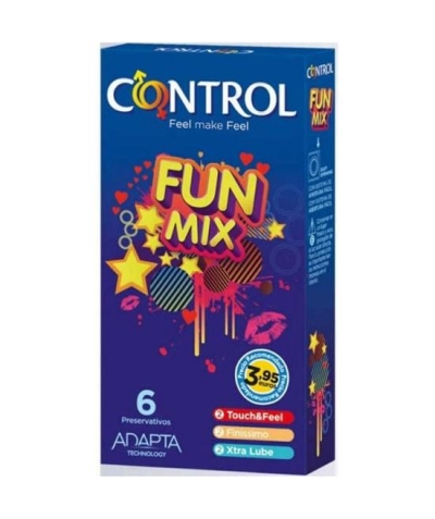 CONTROL FUN Preservativi di controllo fun mix 6 unità