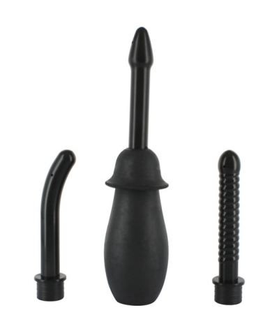 DOUCHE Set pulizia anale in nero