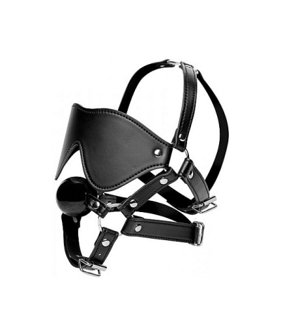 EYE MASK HARNESS Imbragatura con maschera e bavaglio