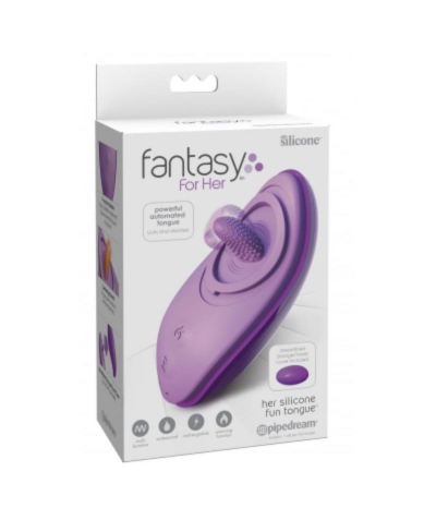 FANTASY FOR HER STIMULATOR Stimolatore orale con lingua vibrante e calore.