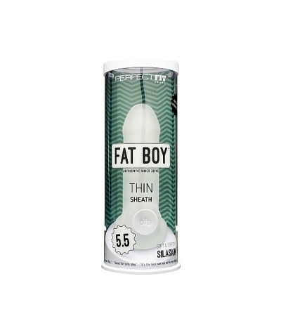 FAT BOY THIN Copertura estensore per pene trasparente sottile fat boy 15 cm