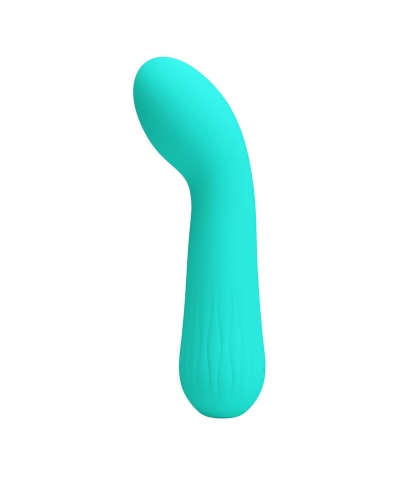 FAUN VIBRADOR RECARGABLE VERDE Vibratore punto g, silicone morbido, waterproof.