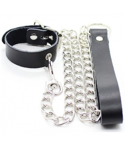 DOMINANTLEASH Collare con guinzaglio per pene per giochi sessuali