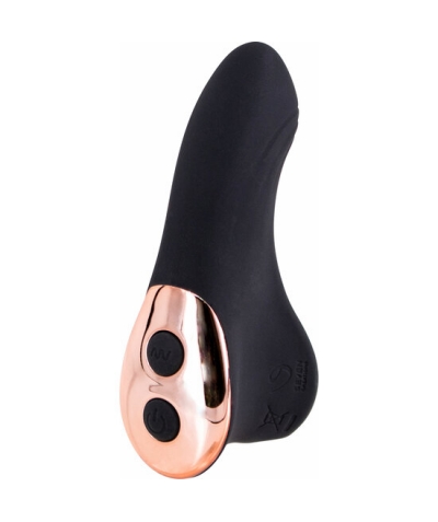 DEDAL VIBRADOR Vibratore ricaricabile finger flirt thimble - nero