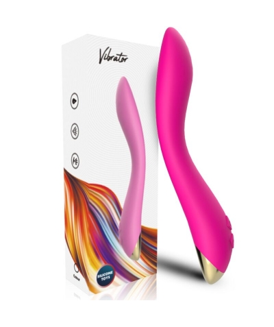 FLAMINGO VIBRADOR MULTIPOSICIO Vibratore ergonomico in silicone premium e abs