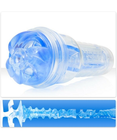 Turbo thrust blue ice Masturbatore fleshlight con forma interna di vagina.