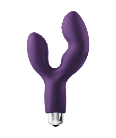 FLIRTS  PULSE Vibrazione doppia con 10 funzioni, silicone viola