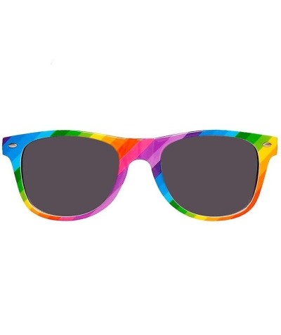 GAFAS DE SOL BANDERA LGBT Occhiali da sole con design bandiera arcobaleno.