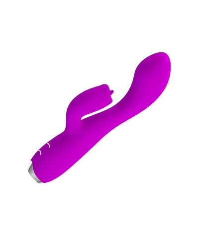 GLORIA VIBRADOR CONEJO RECARGA Vibratore in silicone impermeabile con molteplici funzioni