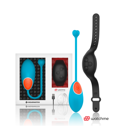 WATCHME EGG BLUE Stimolatore intimo con controllo remoto wireless.