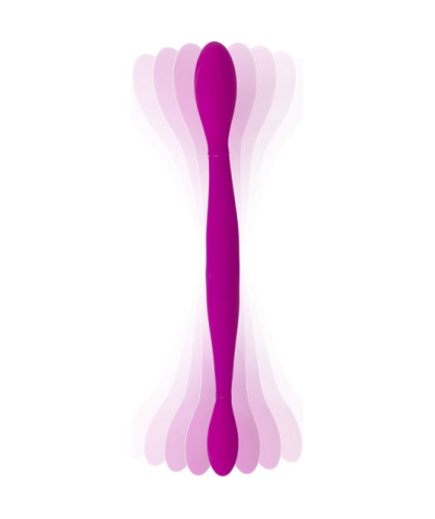 OSCILACIÓN INFINITY Doppio dildo vibrante rosa