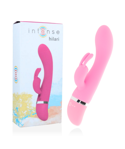 HILARI Vibratore rabbit in silicone con 30 modalità