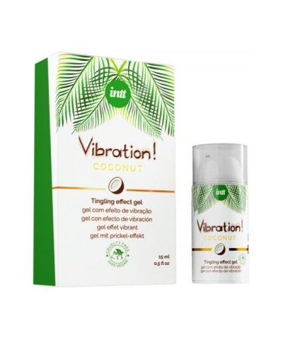 GEL COCONUT INTT Gel vibrante potente vibratore liquido vegano stimolante