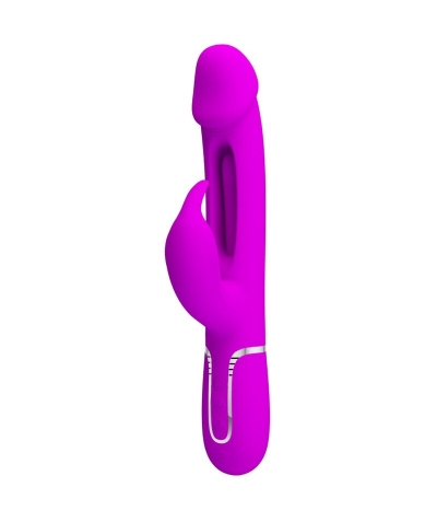 KAMPAS VIBRADOR RABBIT 3 EN 1 Vibratore ricaricabile per stimolazione intensa e variegata