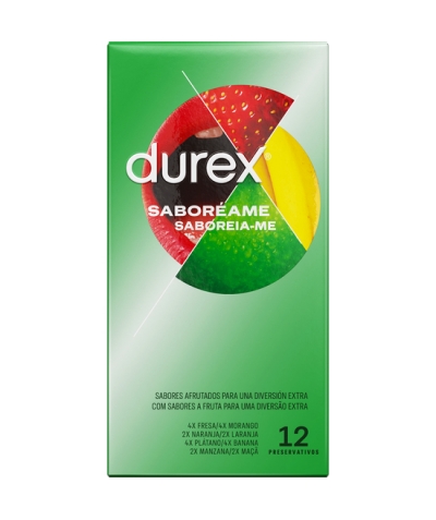 DUREX SABOREAME Preservativi dai vari sapori fruttati.