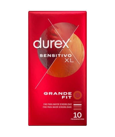 DUREX XL SENSITIVOS Preservativi sentitivo xl 10 unità