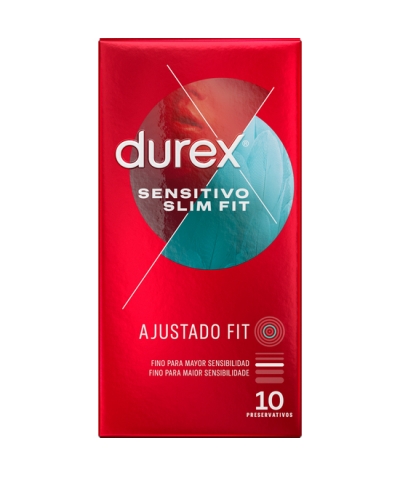 DUREX SENSITIVO SUAVE SLIM FIT Preservativi sensibili slim fit 10 unità