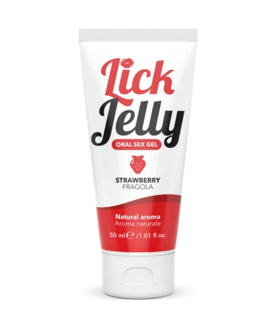 LICK JELLY Gel commestibile al gusto di fragola e mela