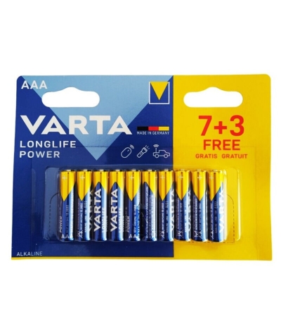 PILAS VARTA  AAA EXTRA Descrizione della batteria alcalina aaa varta.