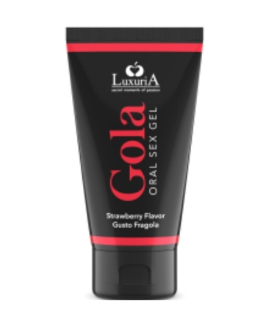 LUXURIA - GOLA GEL ORAL FRESA Gel commestibile alla fragola per sesso orale