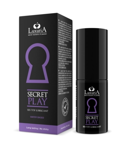 LUXURIA SECRET PLAY Lubrificante intimo a base d'acqua a lunga durata.