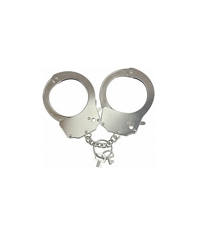 METAL HANDCUFFS Manette in metallo - argento