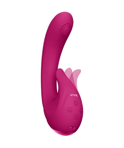 VIBRADOR MIKI Vive miki - vibratore punto g pulsante e lampeggiante - rosa