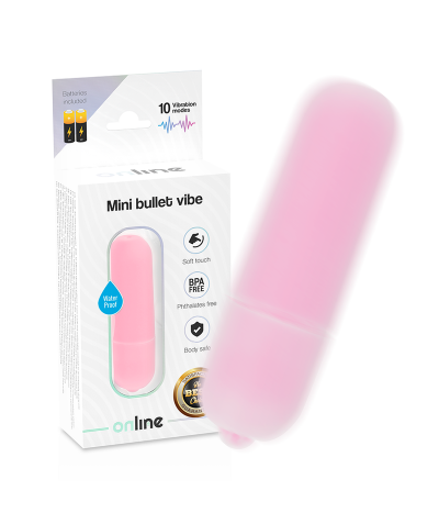 MINI BALA VIBRADORA ROSA Piccolo vibratore potente e versatile. discreto, perfetto!