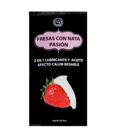 DELICIA ARDIENTE Lubrificante al profumo di fragole con panna.