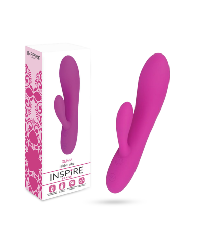 OLIVIA RABBIT Vibratore rabbit in silicone ipoallergenico con 30 funzioni