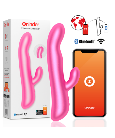 ONINDER RABBIT &AMP;AMP;AM Vibratore coniglio oninder con rotazione, giocattolo sessuale