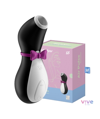 SATISFYER PENGUIN Potente stimolatore clitorideo dal design elegante.