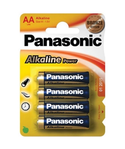 PILAS ALKALINAS PANASONIC X4 Batteria alcalina bronzo aa lr6 blister*4