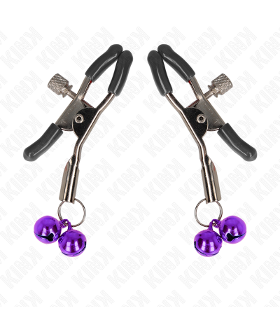 KINK DOUBLE BELL Pinze eleganti e regolabili per la stimolazione bdsm