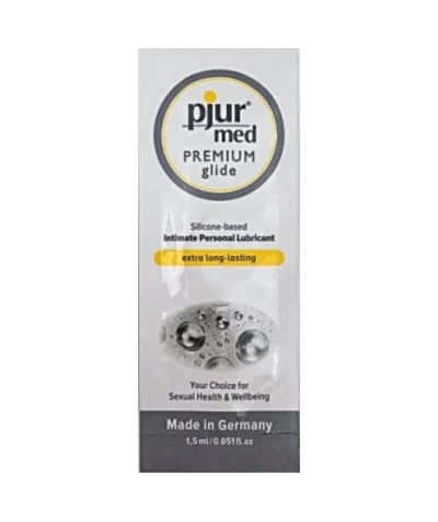 PJUR MED LUBRICANTE SILICONA 1 Lubrificante monodosis durevole e delicato per pelle sensibile.