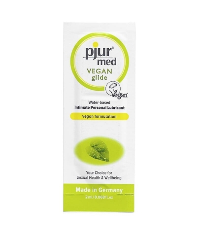 PJUR MED VEGAN GLIDE Lubrificante intimo vegano a base d'acqua y monodosis