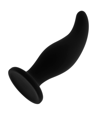 PLUG ANAL SILICONA CURVADO PUN Tappo anale in silicone ipoallergenico, perfetto per esplorare!