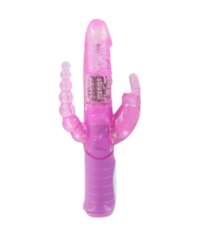 RABBIT DUAL PLEASURE Doppio vibratore con stimolatore vaginale e anale