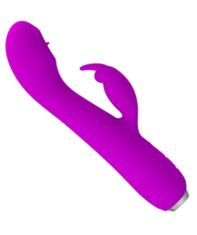 RACHEL VIBRADOR RECARGABLE CON Vibratore con punta a forma di lingua e 12 funzioni.