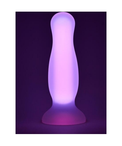 DILDO BRILLANTE ROSA Giocattolo sessuale anale in silicone brillante