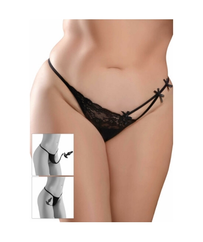 REMOTE BOWTIE BIKINI Bikini papillon remoto + taglia - nero